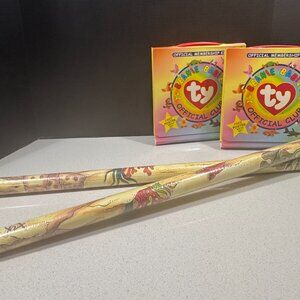 Ty First Edition Beanie Babies Complete Official Club Membership Kit -w/Poster